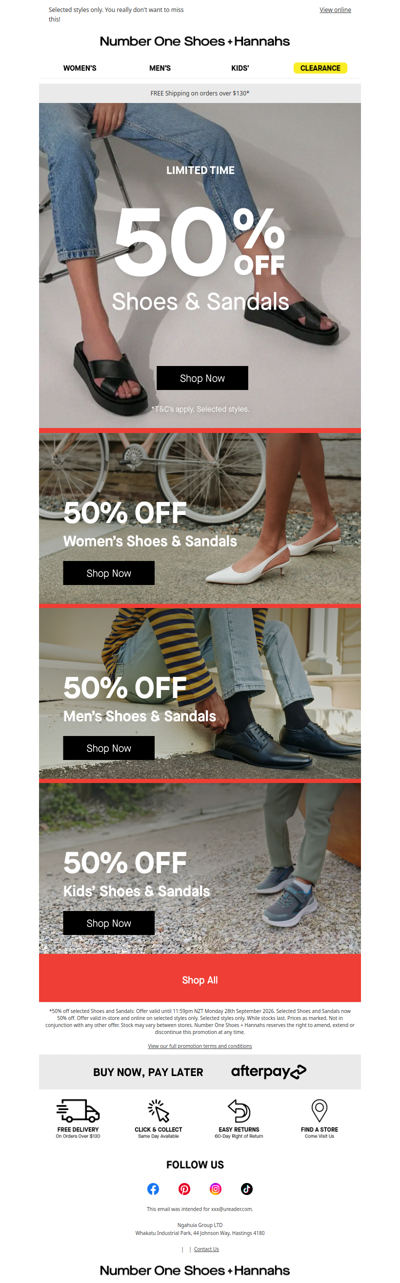 50% off for the whole family 🤎