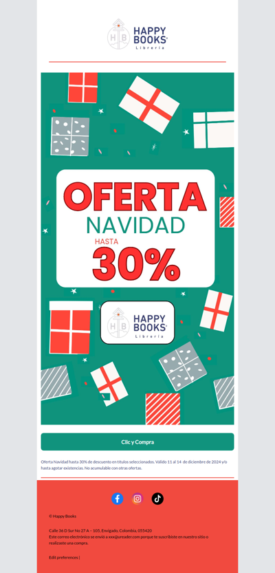 ⚡🎄 ¡Oferta Navidad! Hasta 30% OFF Miles de libros esperándote 📚✨