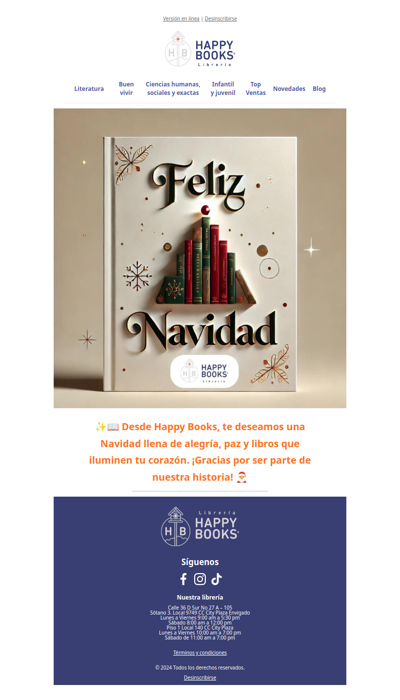 🎄✨ ¡Feliz Navidad! Gracias por ser parte de nuestra historia.  ❤️📚