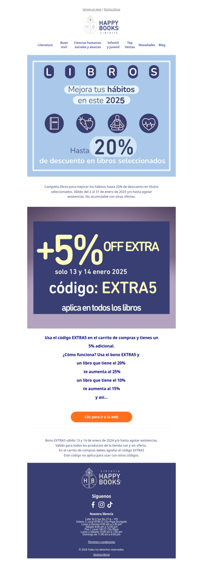 Hasta 20% de descuento para mejorar tus hábitos ¡Empieza ya!