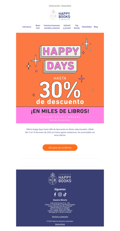 🚨 ¡Últimas horas! Hasta 30% de descuento te espera