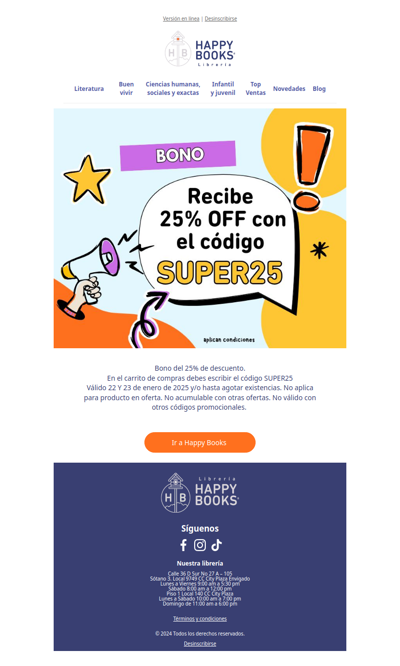 💥 ¡25% OFF por tiempo limitado! Solo hoy y mañana.