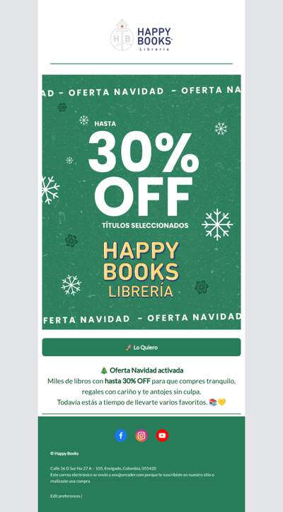 La Navidad sigue en Happy Books ✨