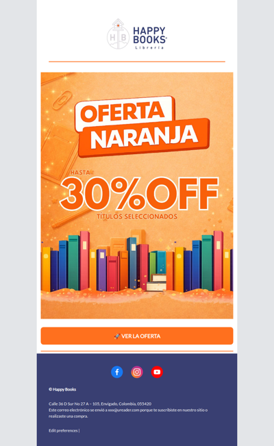 Últimas horas de la Oferta Naranja 🍊