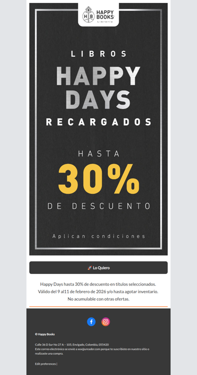 Arrancaron los Happy Days 📚