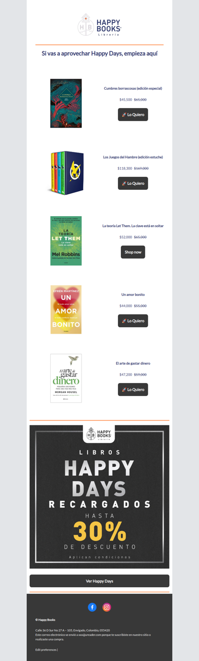 Estos libros valen la pena (y siguen en Happy Days)