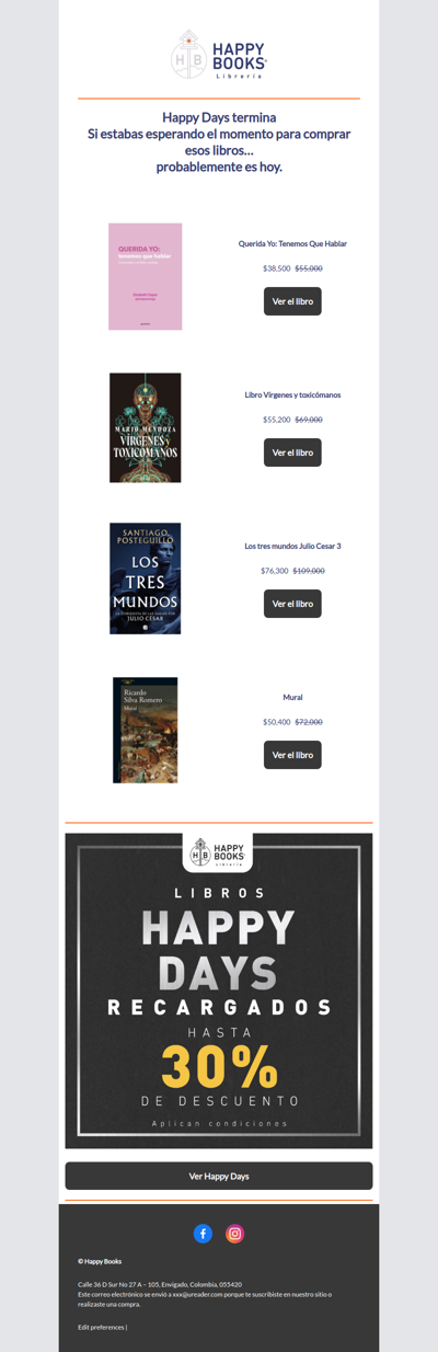 La oferta termina PRONTO