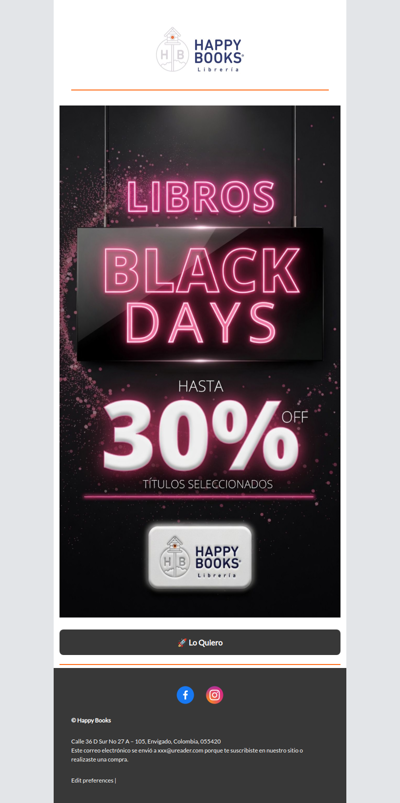 ⏳ Últimas horas de BLACK DAYS