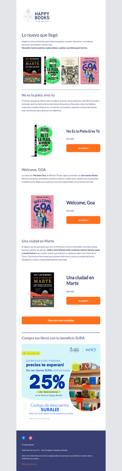 📚 Recién llegados: libros que vas a querer leer