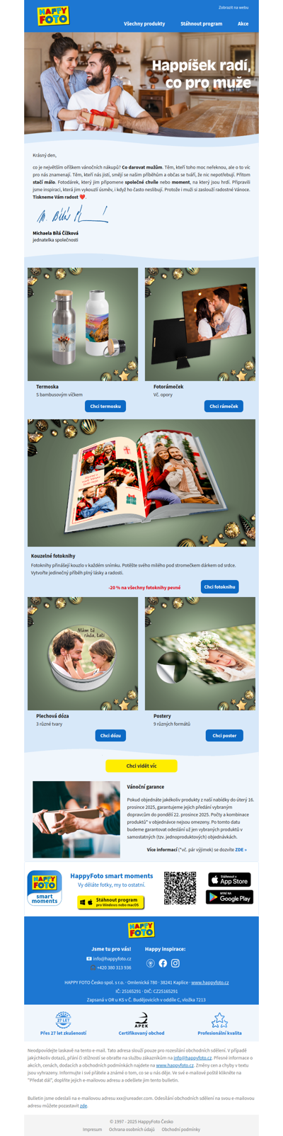 🎁 Happíšek radí, co pro muže