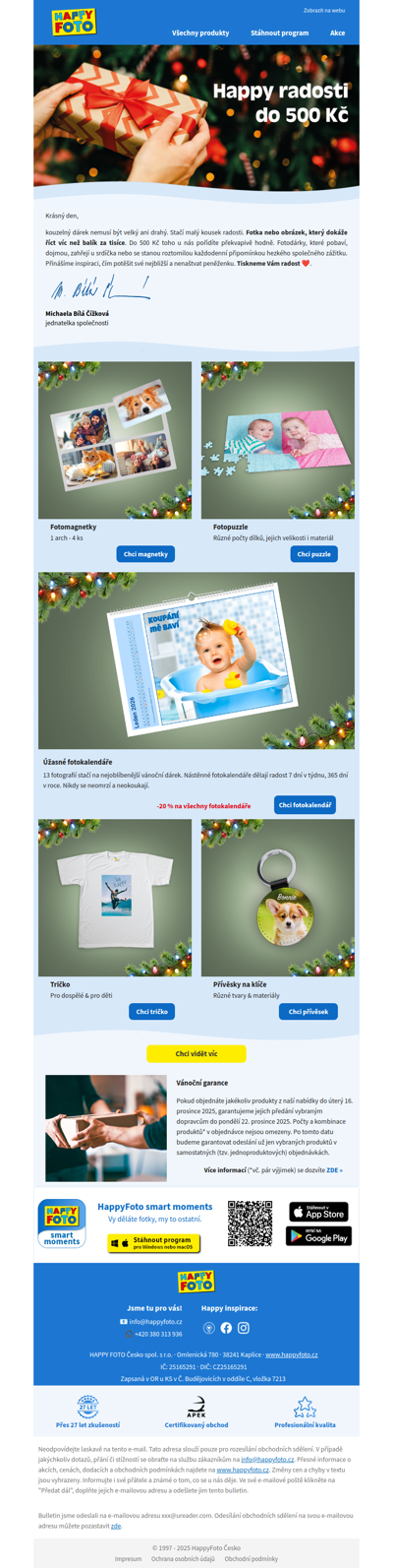 🎁 Happy radosti do 500 Kč