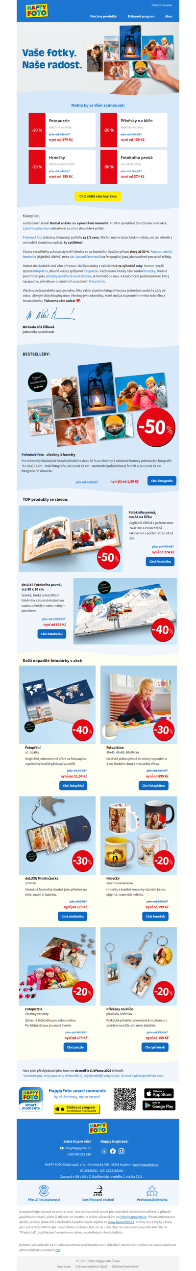 Co Vám to klepe na displej?