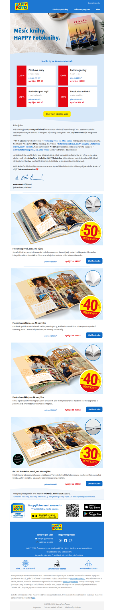 Velká fotokniha -50 %