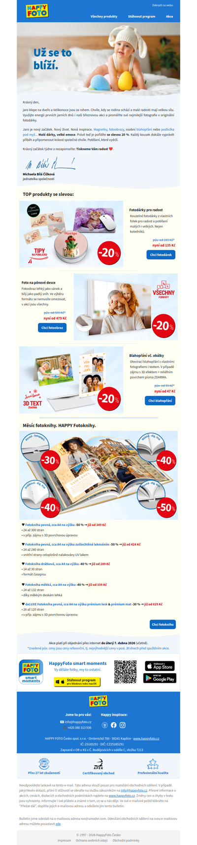 HAPPY Velikonoce 🐣 už za 3 týdny