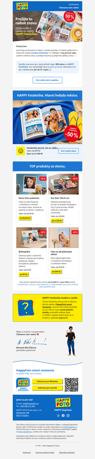 HAPPY Fotokniha už od 349 Kč📸