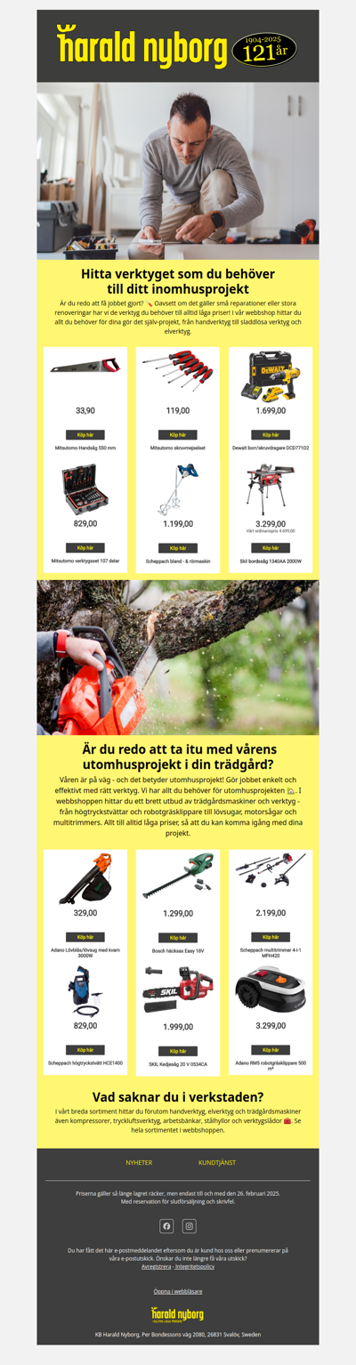 🛠️ Verktyg för alla projekt