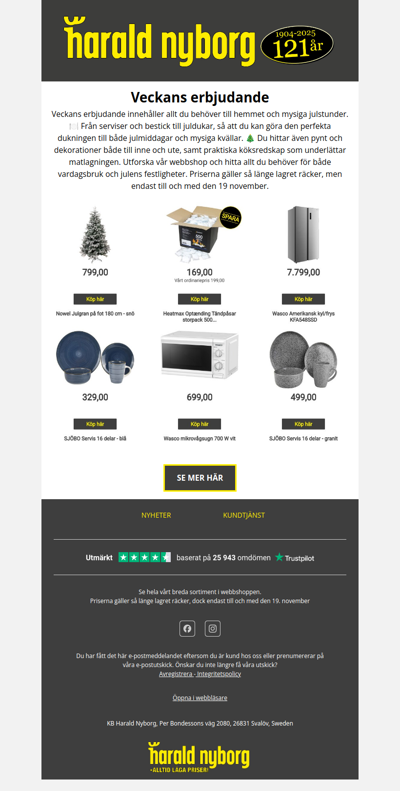 Allt till hemmet och till julens mysiga stunder🎄