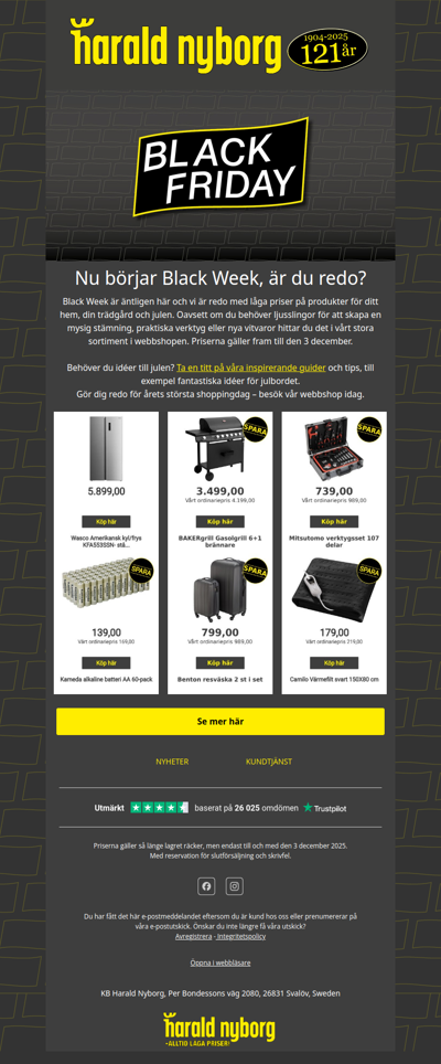 Redo för Black Friday?