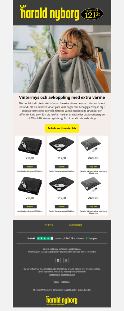 Förbered dig för extra värme hemma