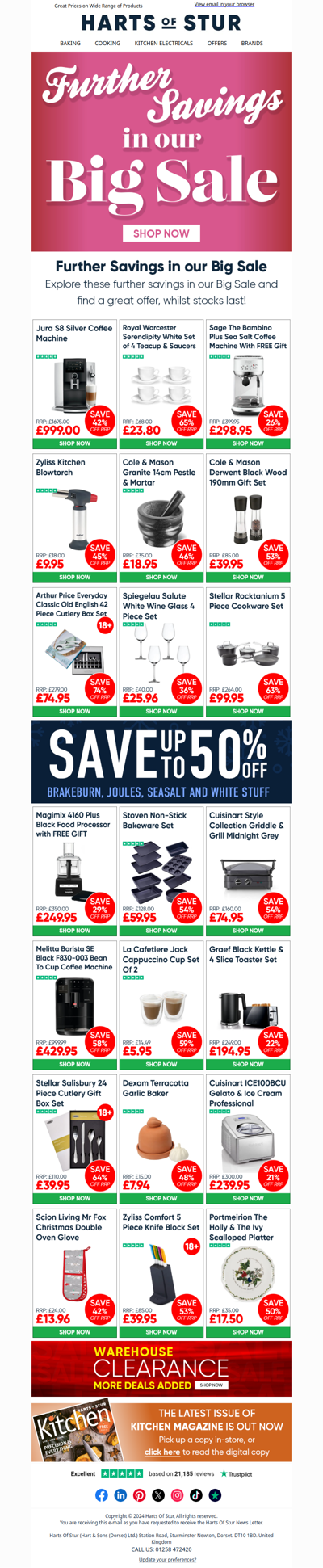 Further savings in our Big Sale