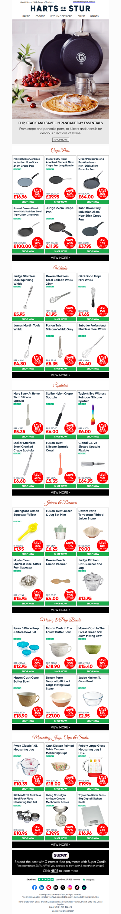 Flip, Stack and Save on Pancake Day Essentials 🥞