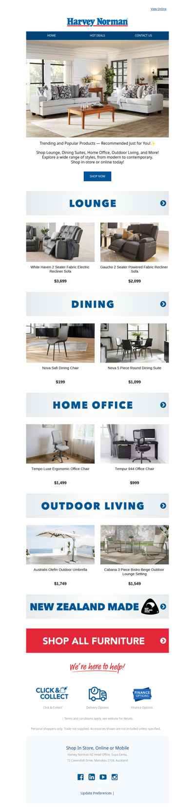 Popular & Trending Furniture, Just for You!