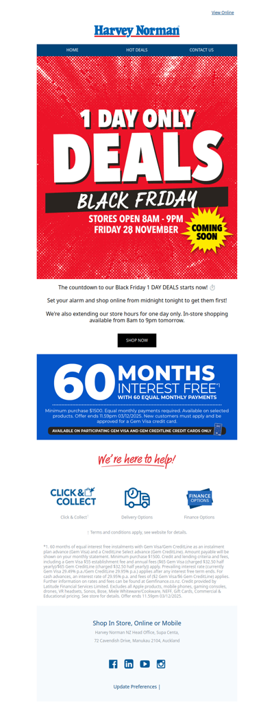 Black Friday 1 Day Only Deals Coming Soon! 🤩