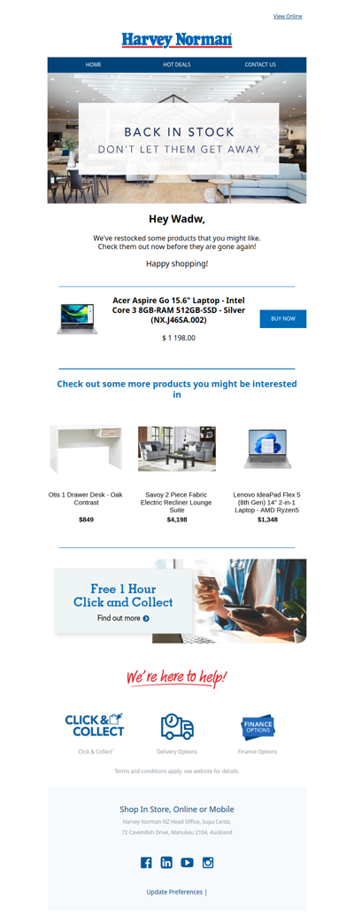 THEY'RE BACK! We restocked our most-wanted items.