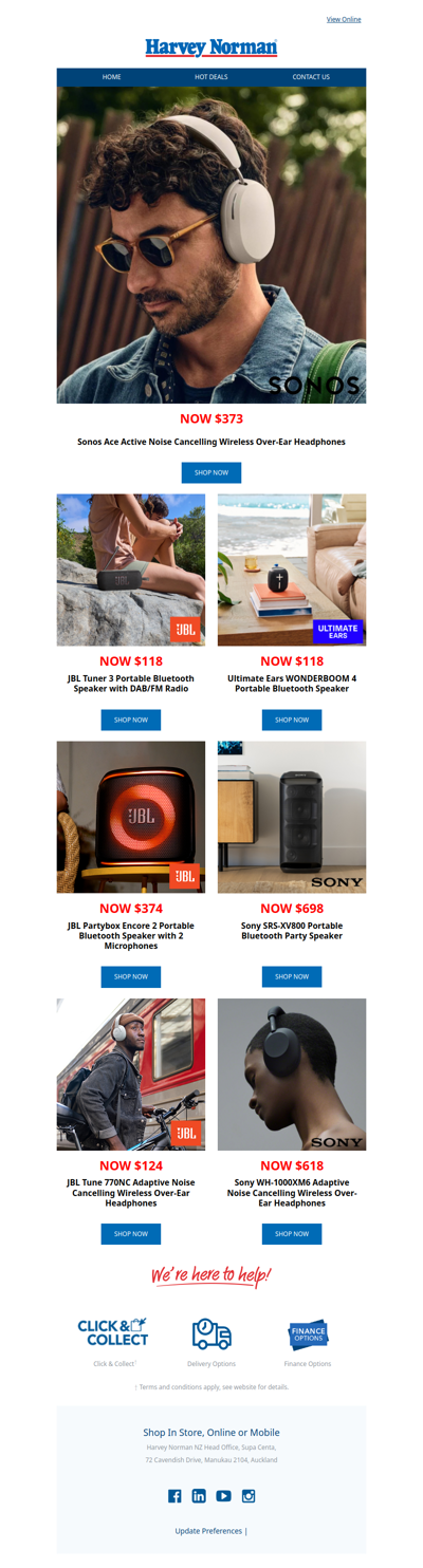 HOT DEALS on Headphones & Speakers