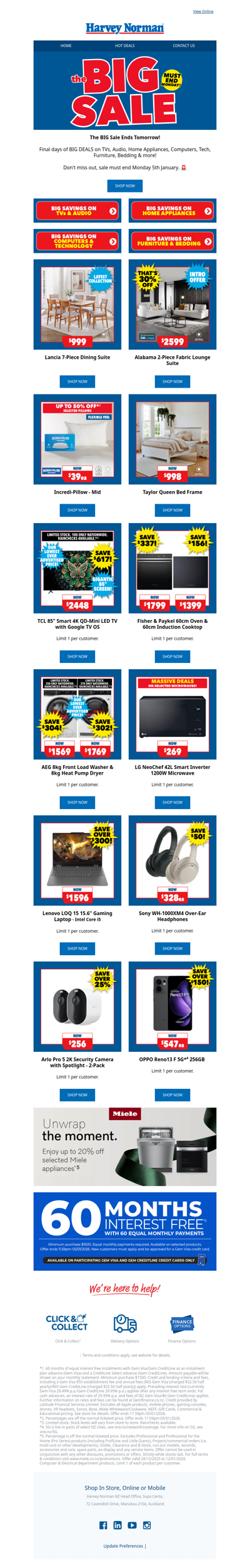 The BIG Sale Ends Tomorrow! 🚨