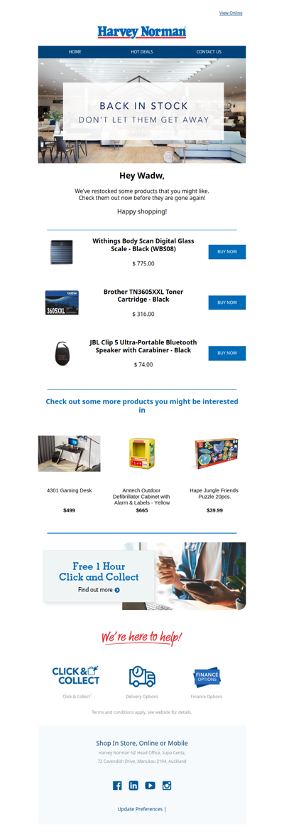 THEY'RE BACK! We restocked our most-wanted items.