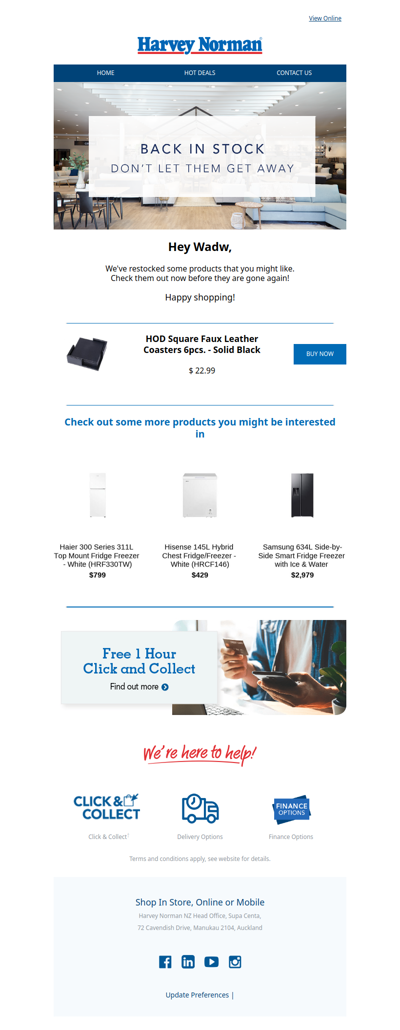 THEY'RE BACK! We restocked our most-wanted items.