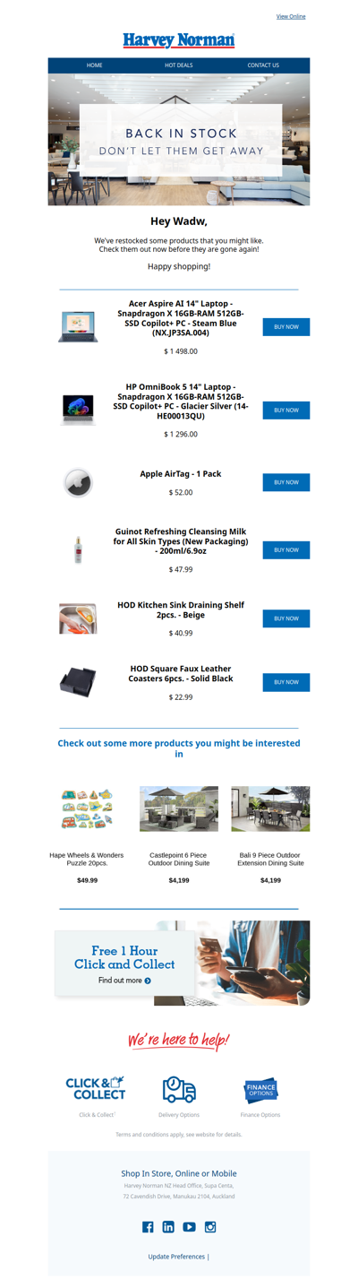 THEY'RE BACK! We restocked our most-wanted items.