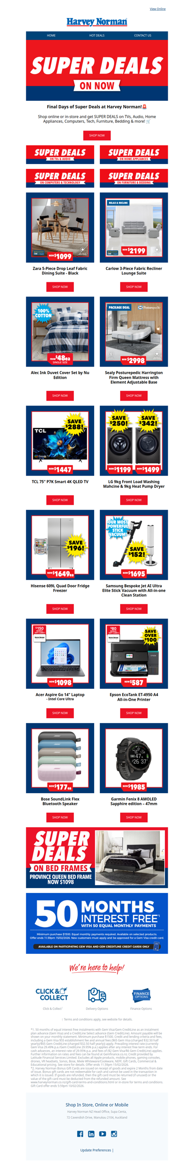 Final Days of SUPER DEALS! 🚨