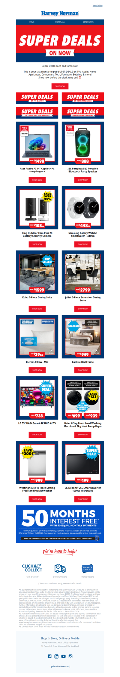 Super Deals Must End Tomorrow! ⏰