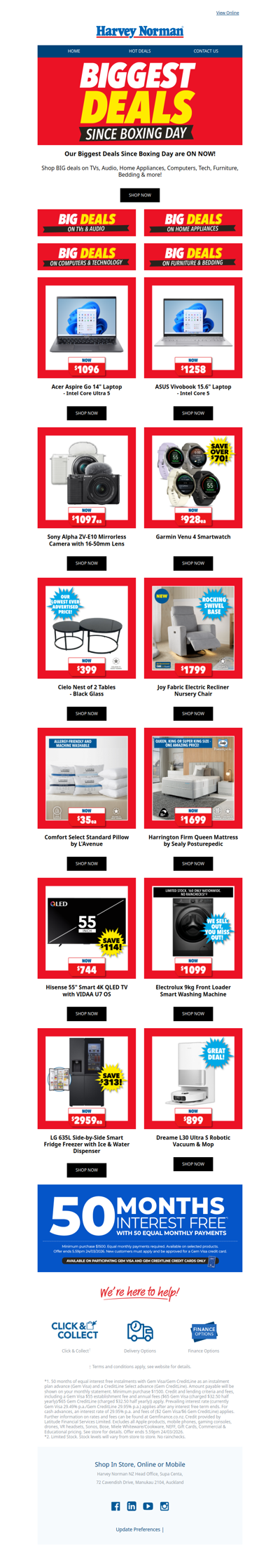 Biggest Deals Since Boxing Day ON NOW! 🤩