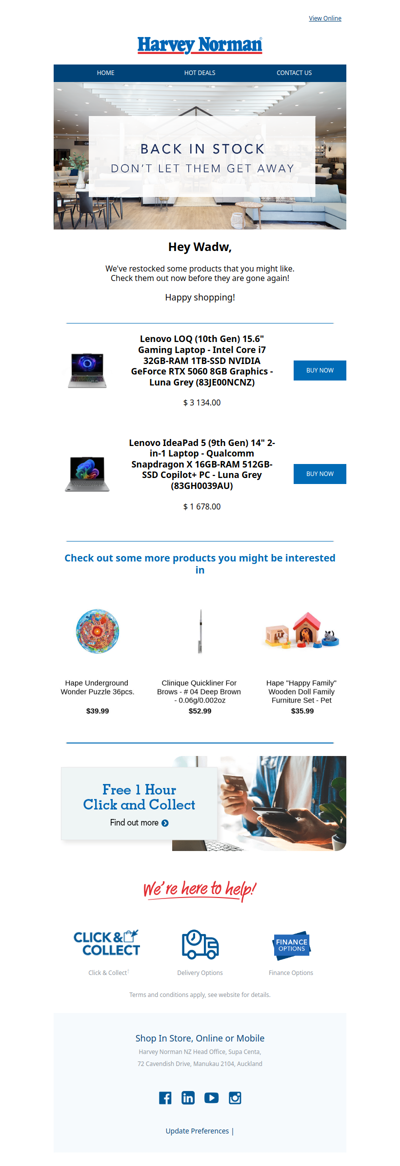 THEY'RE BACK! We restocked our most-wanted items.