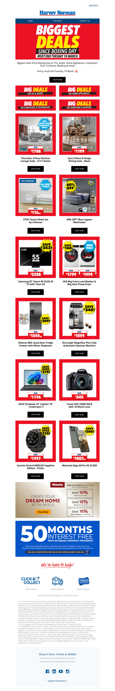 Don't miss our Biggest Deals Since Boxing Day!