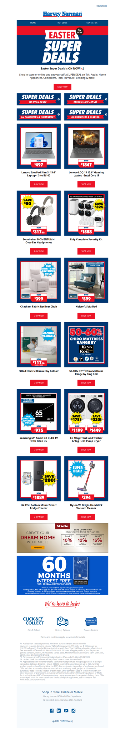 Easter Super Deals on NOW! 🚨