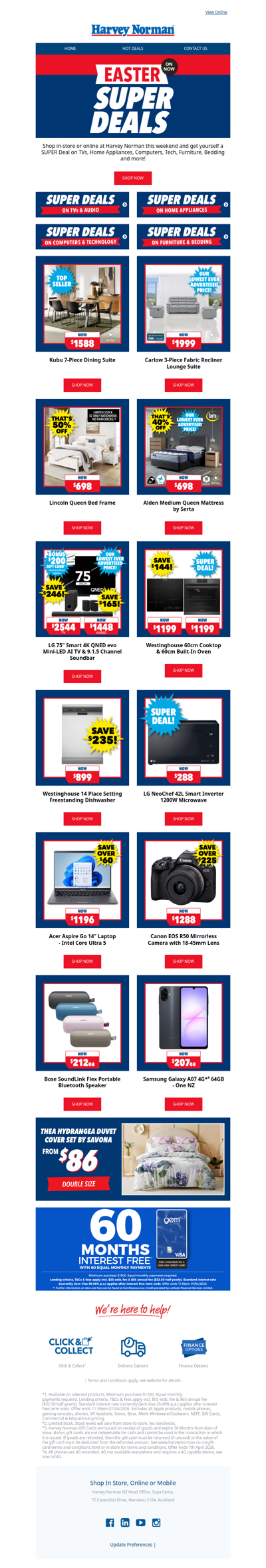 Enjoy Super Deals This Weekend!