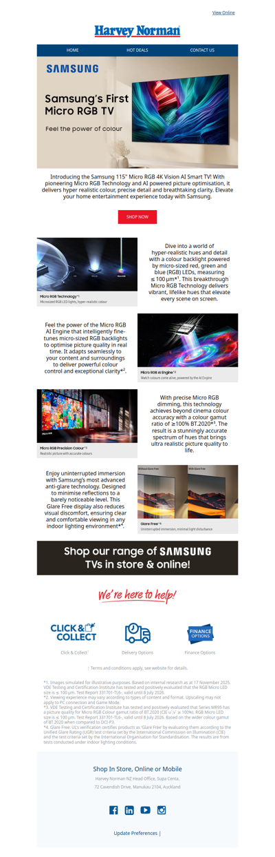 Discover the new Samsung 115