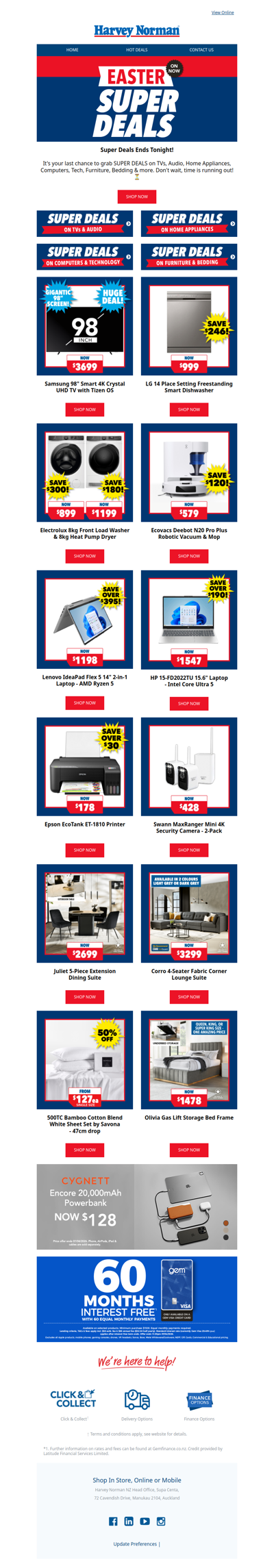 Easter Super Deals Ends Tonight! 🚨