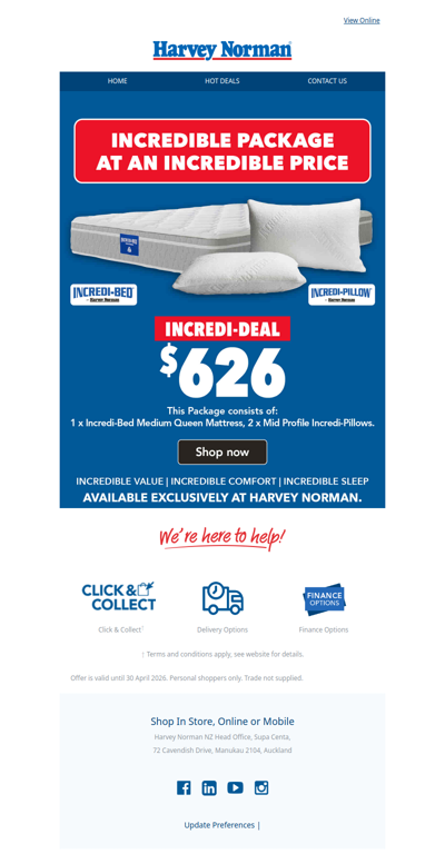 Incredible Package at an Incredible Price