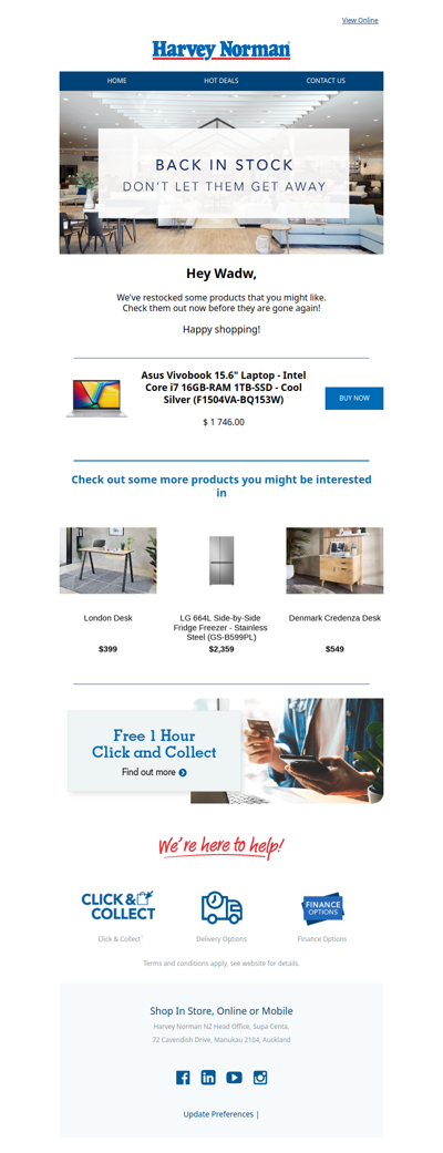 THEY'RE BACK! We restocked our most-wanted items.