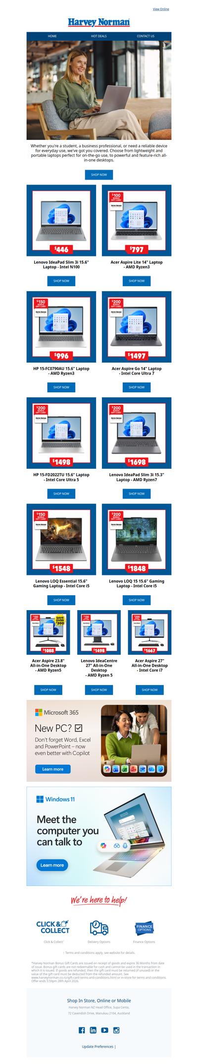 Find the device that fits your lifestyle! 👩‍💻