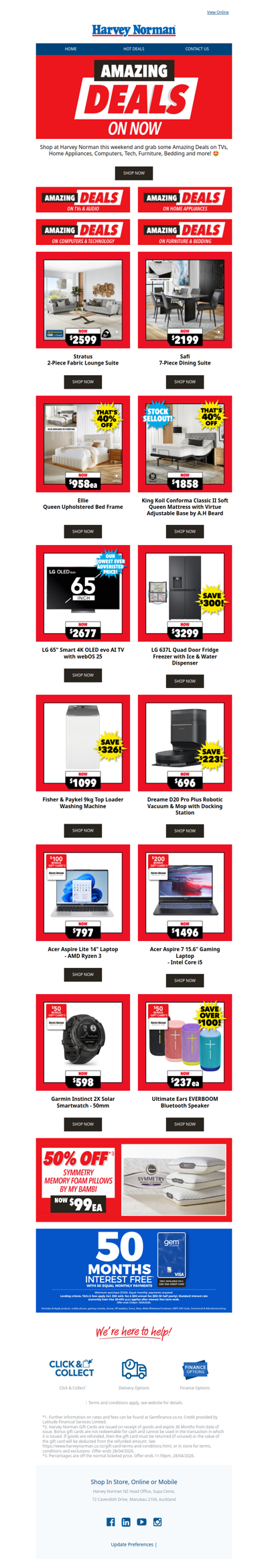 Check out our Amazing Deals!