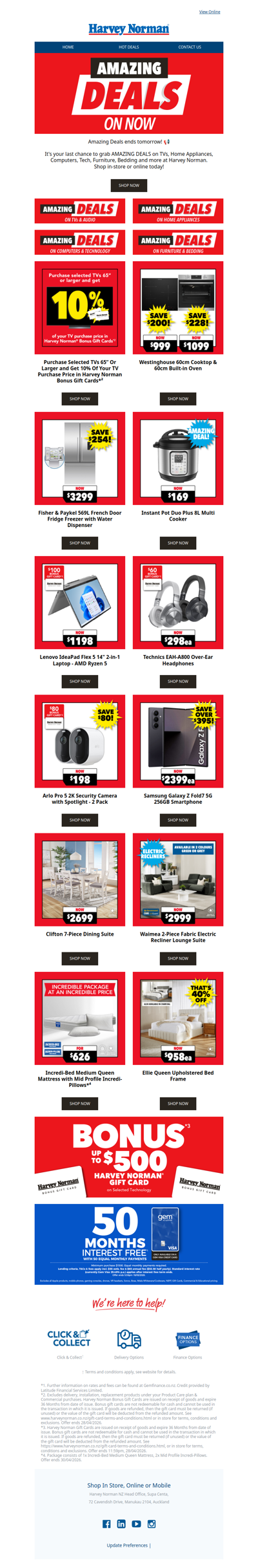 Amazing Deals Ends Tomorrow! 🚨