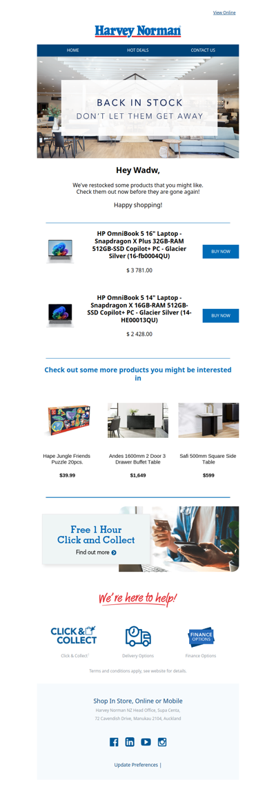 THEY'RE BACK! We restocked our most-wanted items.