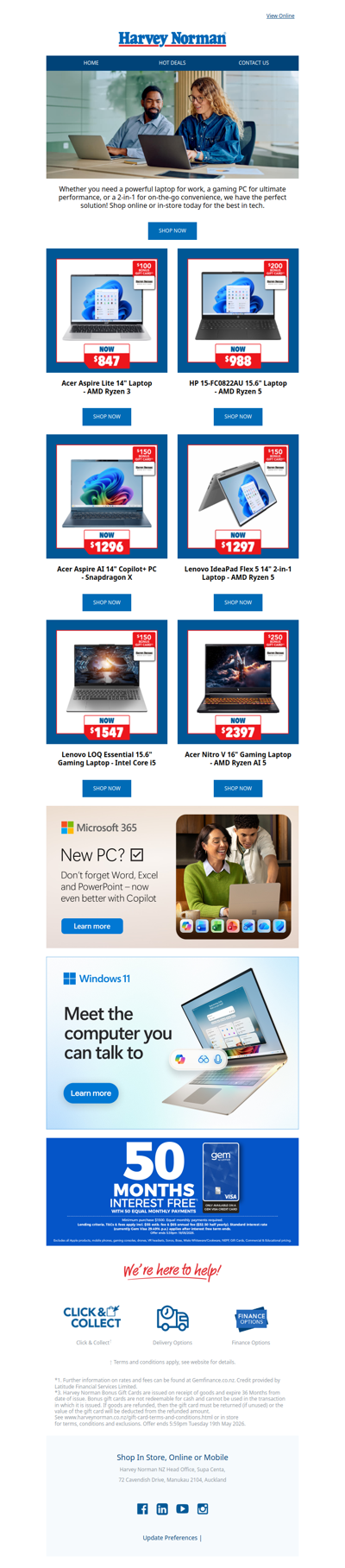 GREAT DEALS on your favourite Laptops! 👩‍💻