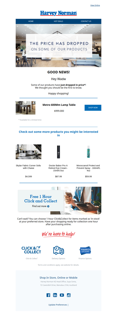 GOOD NEWS Wadw! We've dropped the price.
